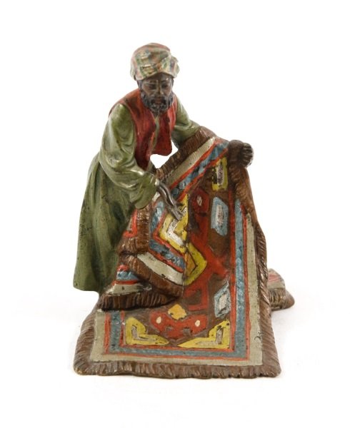 Austrian Cold Painted Bronze of a Rug Merchant (1 of 10)