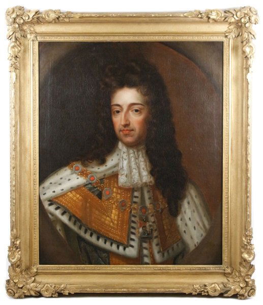 After Kneller, 18th C. Portrait of King William III (1 of 6)
