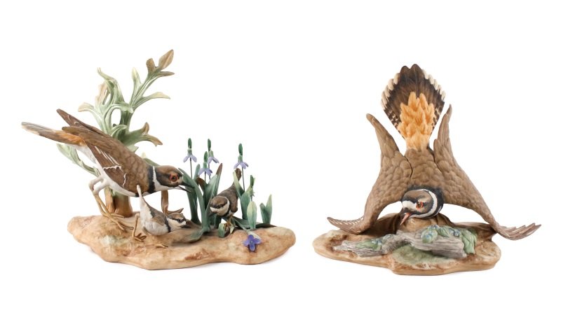 Collection of 2 Boehm Bisque Birds, Killdeer (473) (1 of 10)