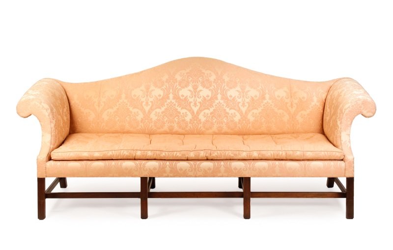 Kittinger Chippendale Style Camelback Sofa (1 of 10)
