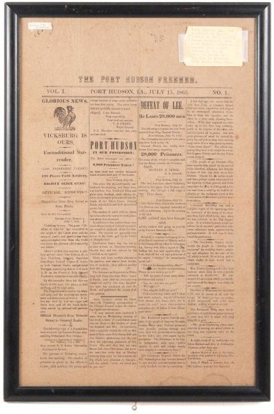 "The Port Hudson Freeman", July 15, 1863 (1 of 7)