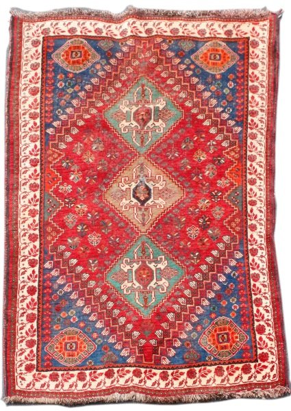 Hand Woven Persian Shiraz (3' 6" x 5' 6") (1 of 5)