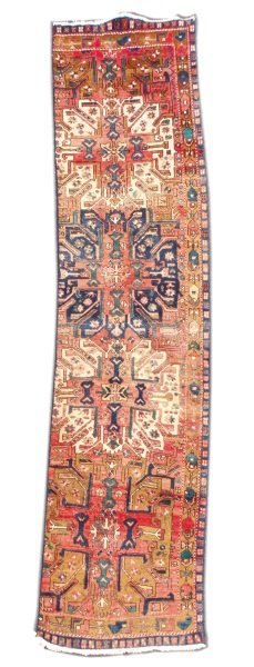 Hand Woven Persian Heriz (2' 8" x 10' 4") (1 of 4)