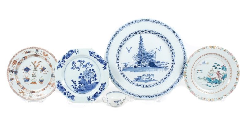 Collection of 19th C. Porcelain, Delft & Chinese (1 of 9)