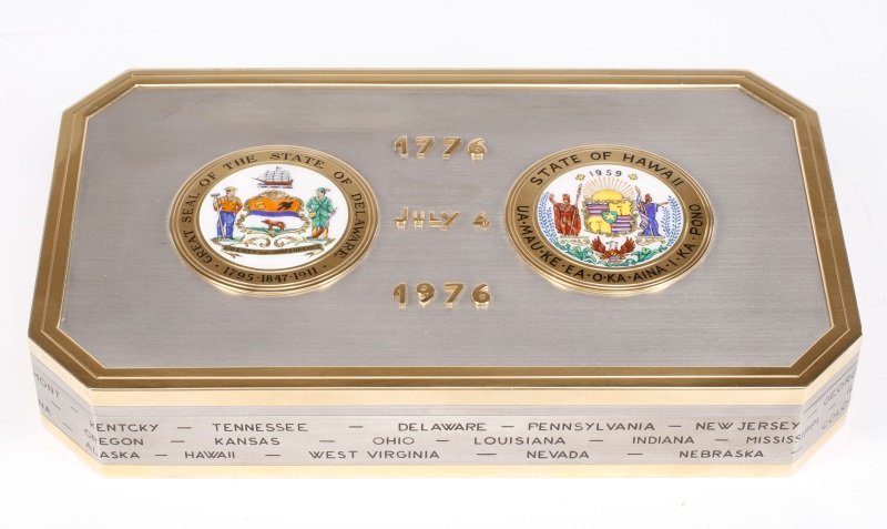Bulgari U.S. Bicentennial Commemorative Box, 18K (1 of 10)