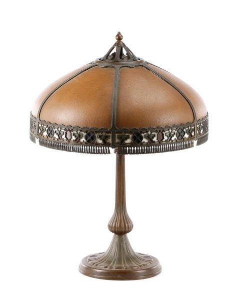 Handel Table Lamp, Marked Base and Shade (1 of 9)