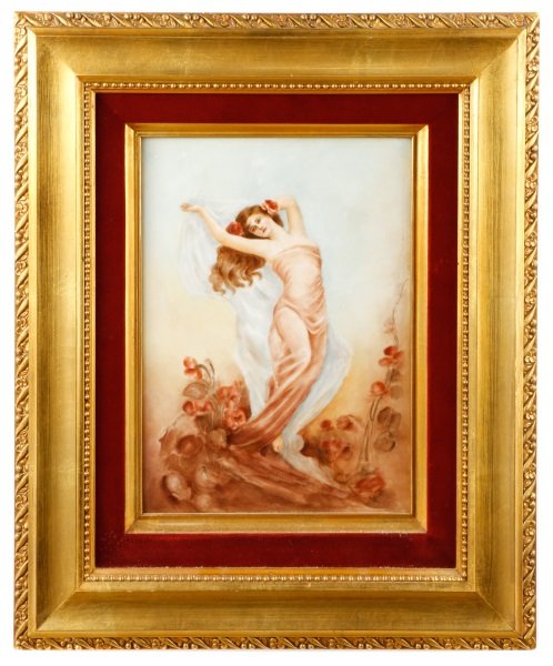 Delinieres & Co., Limoges Porcelain Plaque (1 of 9)