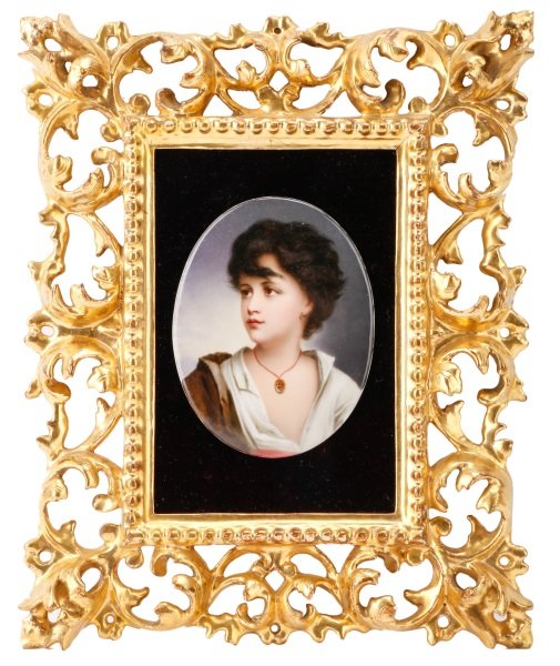 After Richter, Hand Painted Porcelain Plaque (1 of 7)