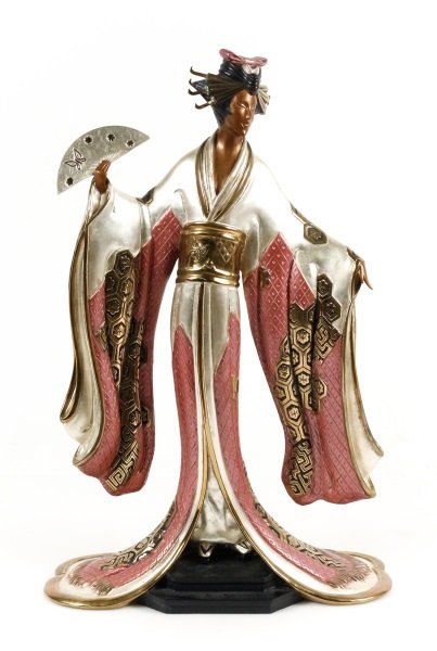 Erte Bronze Sculpture Madame Butterfly, #395/500 (1 of 10)