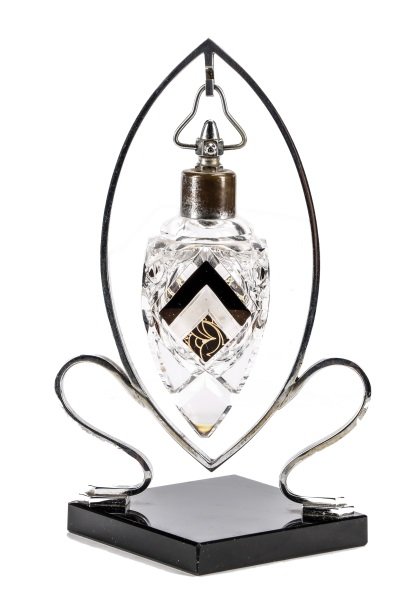 1920s Art Deco Czech Hanging Crystal Perfume (1 of 10)