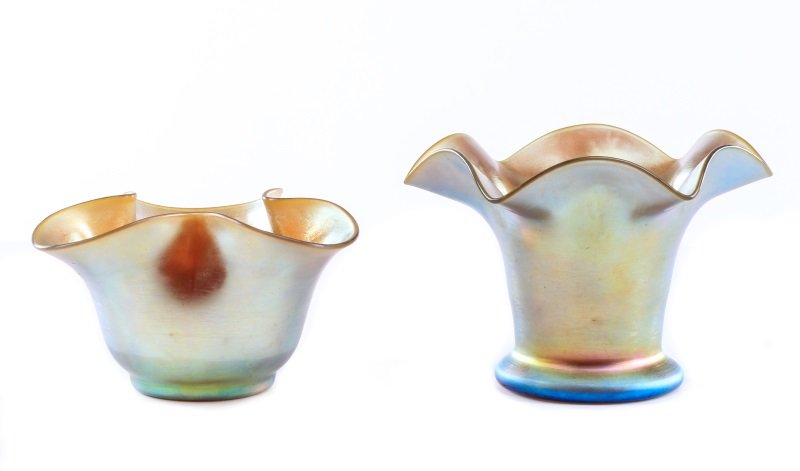 Group of 2 Carder Steuben Gold Aurene Items (1 of 7)