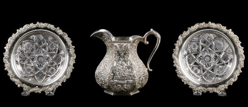 American Sterling Silver Candy Dishes & Pitcher (1 of 10)