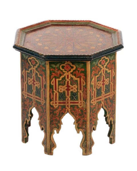 Petite Moroccan Octagonal Hand Painted Table (1 of 7)
