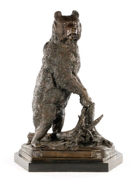 Nicolai Lieberich, Bronze Bear Sculpture, Signed (1 of 10)