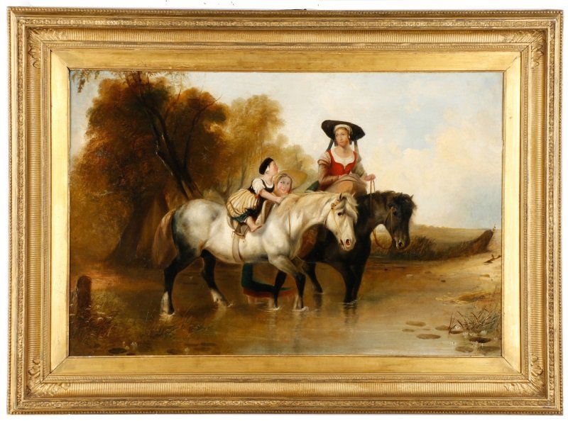 Continental School, Mother & Children on Horseback (1 of 10)