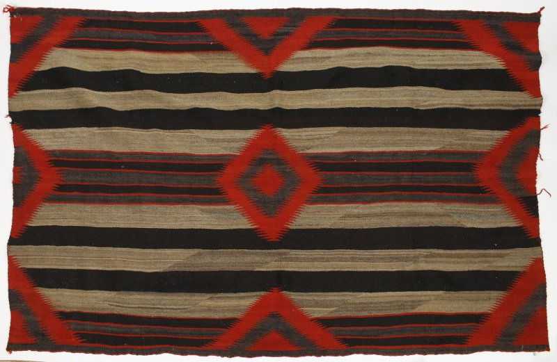 19th C. Navajo 3rd Phase 9-spot Chief's Blanket (1 of 7)