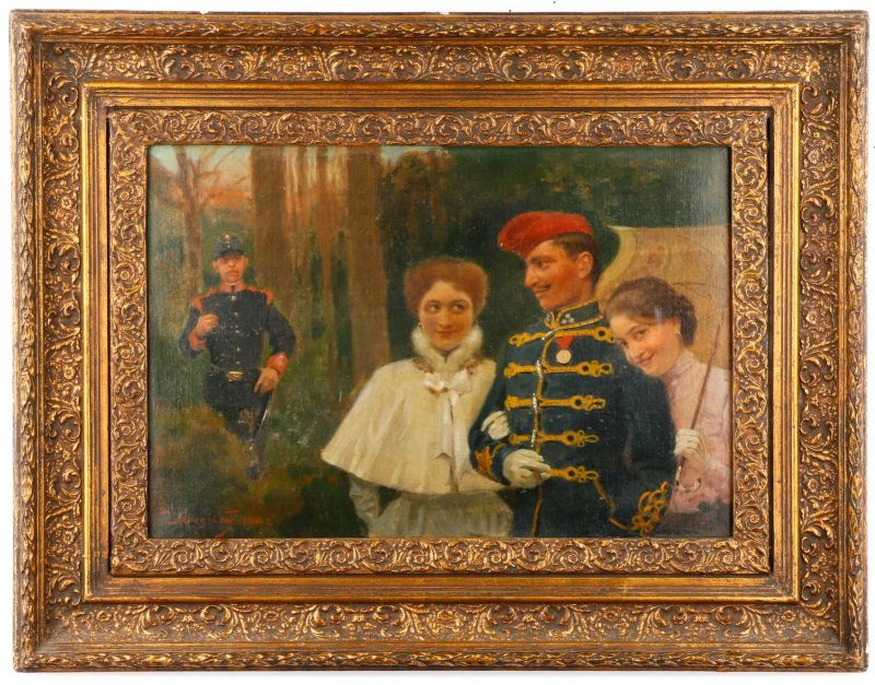 Tihamer von Margitay, Figural Oil, Signed & Dated (1 of 8)