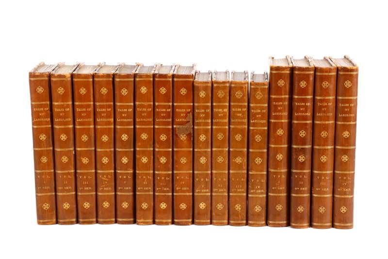 "Tales of My Landlord", 16 Volume Set, 19th C. (1 of 10)
