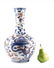 Chinese Bottle Vase with Dragons, Qianlong Mark - 10