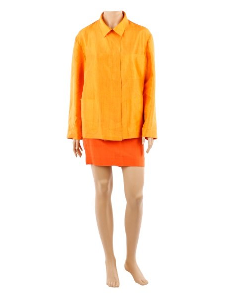 Donna Karan Three-Piece Raw Silk Ensemble (1 of 6)