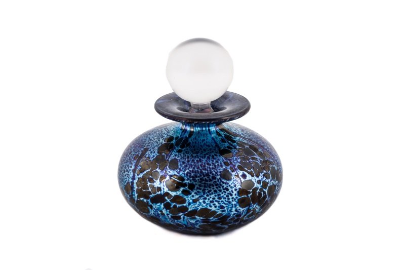 Glass Perfume Bottle, Oil Spot, English (1 of 9)