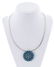 Larry Moses Begay Turquoise & Sterling Pendant