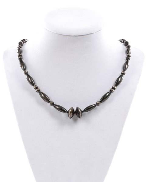 Native American Bench Bead Melon Bead Necklace (1 of 5)