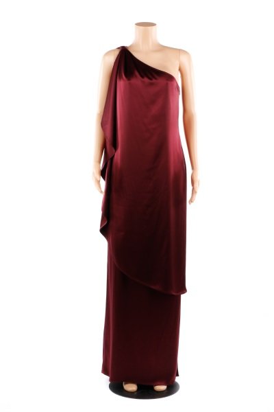 St. John Deep Eggplant Evening Dress, Size 8 (1 of 10)