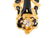 Christian Lacroix Black Enameled Cross Brooch - 2