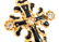 Christian Lacroix Black Enameled Cross Brooch - 3