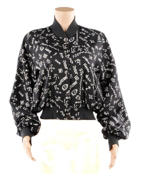 Kansai Yamamoto Silk Graffiti Jacket, 1980s (1 of 9)
