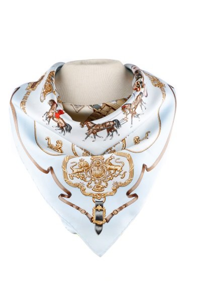 Hermes "The Royal Mews" Silk Scarf (1 of 9)