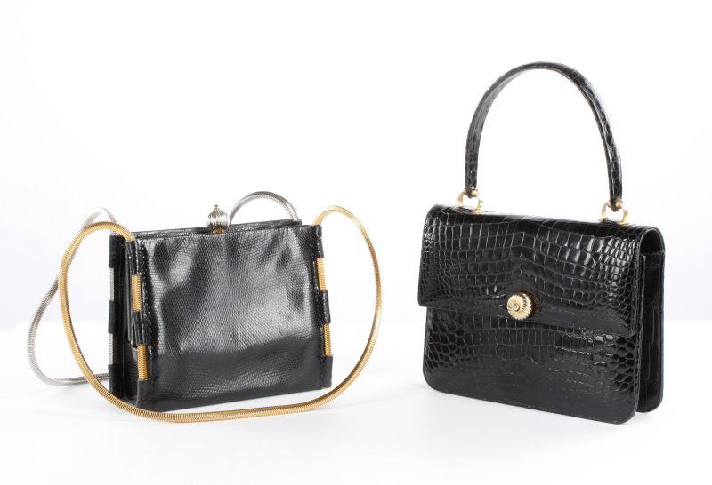 Two Vintage 1960s Exotic Skin Purses, Jacomo Paris (1 of 9)