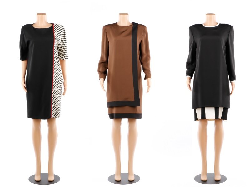 3 Stanley Platos for Neiman Marcus Vintage Dresses (1 of 8)