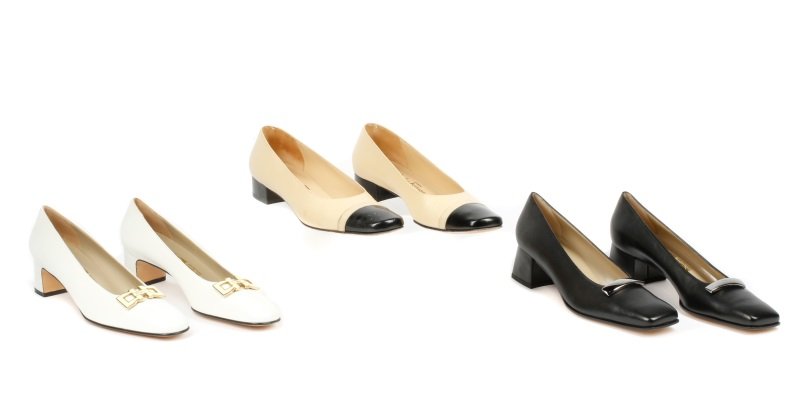 3 Pairs, Ladies Ferragamo Low Heel Pumps (1 of 6)
