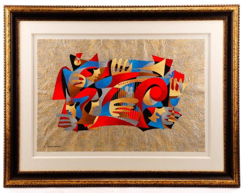 Krasnyansky "Traveling Minstrels" Signed Acrylic (1 of 10)