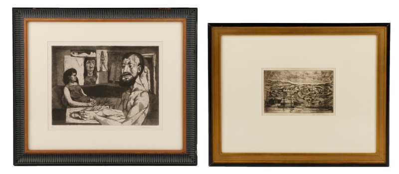 Two Modern Art Etchings: Castellon & Benson (1 of 10)
