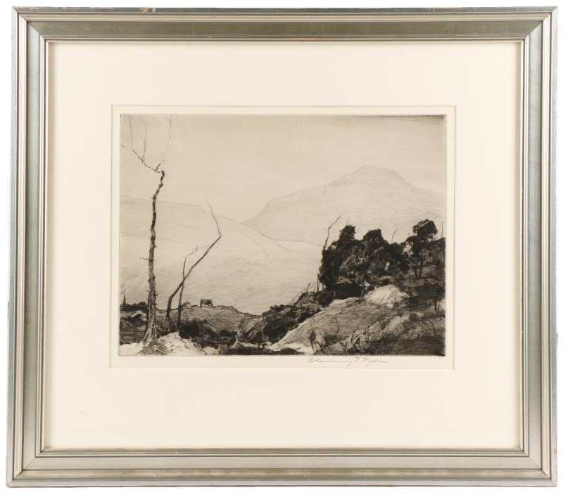 Chauncey Ryder "French Hill", Signed Etching (1 of 8)