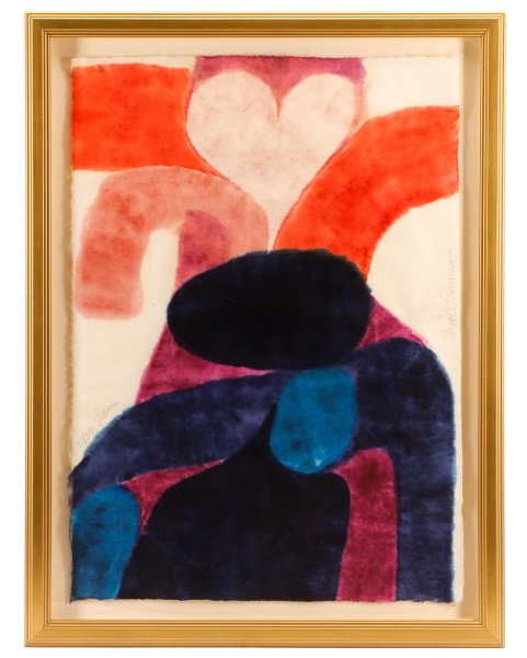 Carol Summers "Vesuvio", Signed Woodblock (1 of 8)