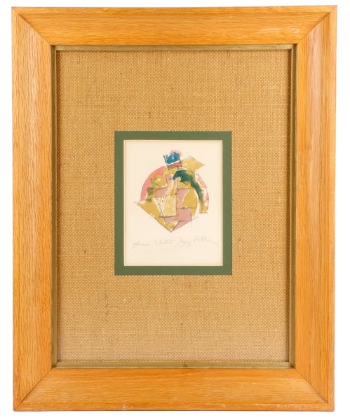 Jacques Villon, "La Tete", Signed Lithograph (1 of 5)