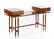 Mid Century Modern Style Two Drawer Vanity or Desk