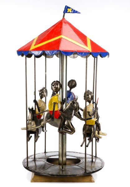 Rotating Carousel Sculpture, Arte Felguerez (1 of 6)