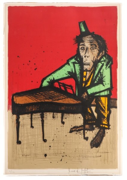 Bernard Buffet Signed Litho 2/120 "Monkey Pianist" (1 of 6)