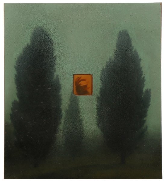 Michael Dines Mixed Media Landscape Panel w/ Photo (1 of 9)