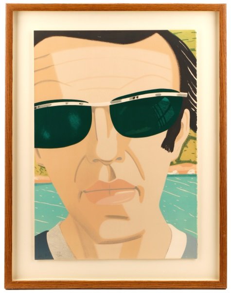Alex Katz Lithograph Self Portrait (1970), 22/100 (1 of 5)