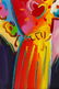 Peter Max Original Acrylic on Canvas "Angel" - 6