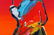 Peter Max Original Acrylic on Canvas, Umbrella Man - 3