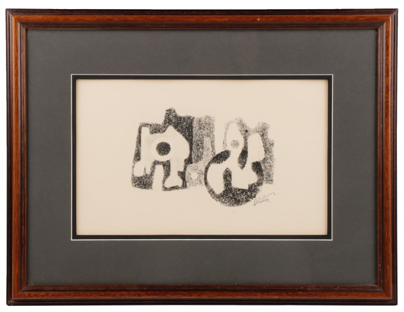 Scarce Charles Alston Abstract Expressionist Litho (1 of 5)