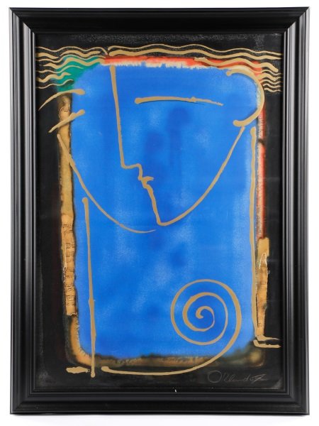 Orlando Agudelo-Botero Mixed Media Work, "Orfeo" (1 of 8)