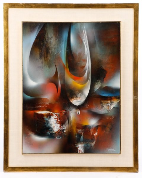 Leonardo Nierman, "Springtime" Acrylic Painting (1 of 6)